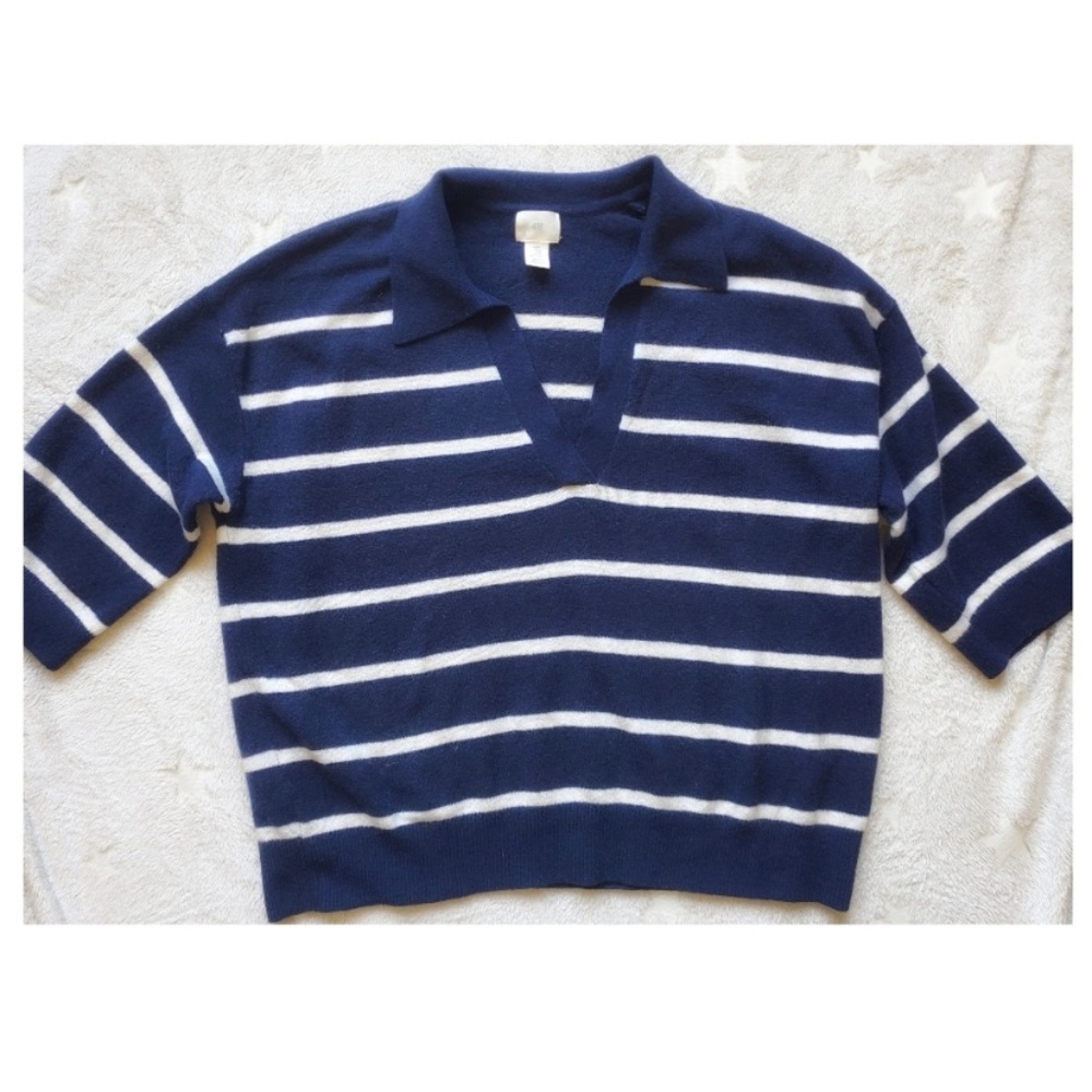 H&M Fine Knit collared jumper
